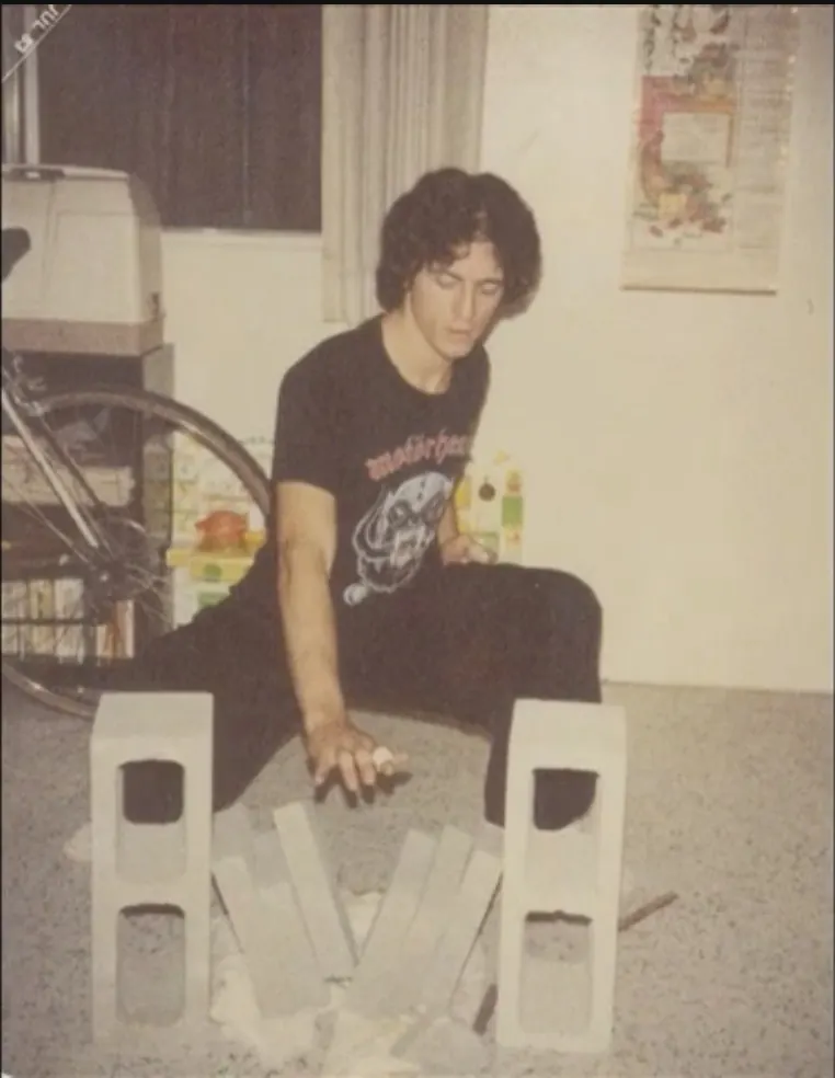Breaking cinderblocks — the early years
