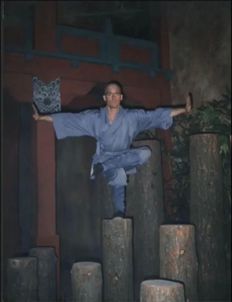 Stance training on the log posts