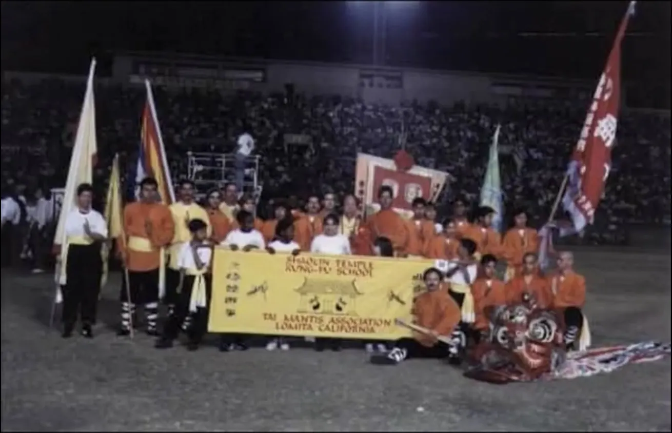 Stadium demonstration — banner night